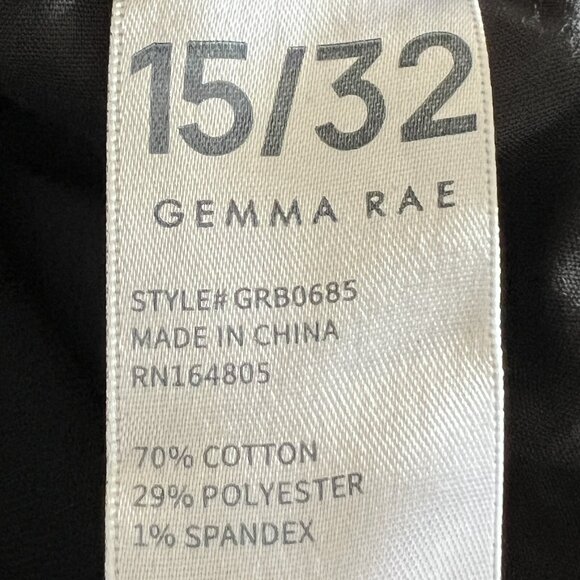 Gemma Rae Jeans Black Emoji Print Wide Leg Distressed Skater Baggy Size 15/32 - Picture 12 of 14